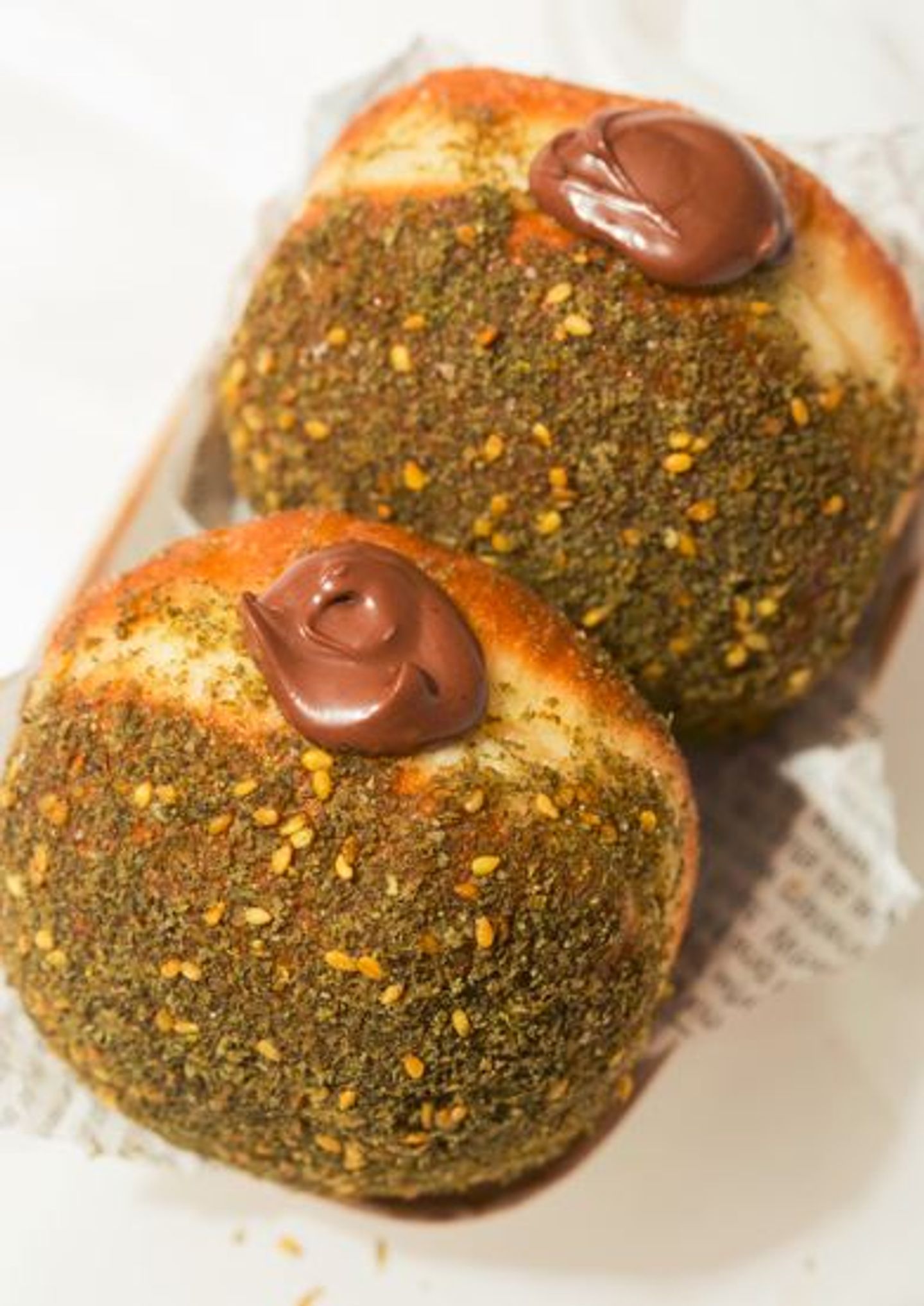 Donut Zaatar With Nutella