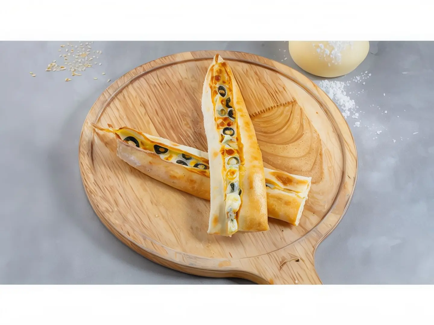 لبنه بالزيتون - صغير