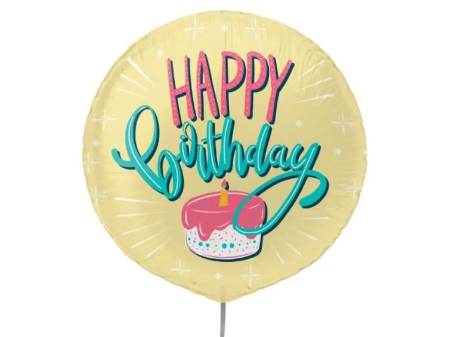 Birthday Foil Helium Balloon 4