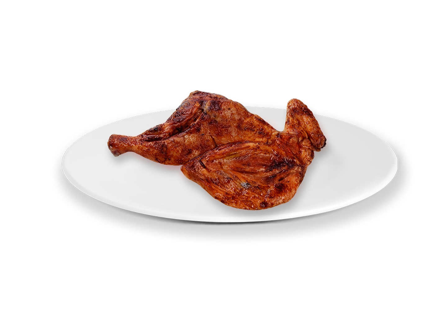 H Alf A Chicken On Charcoal, Spicy,Plain