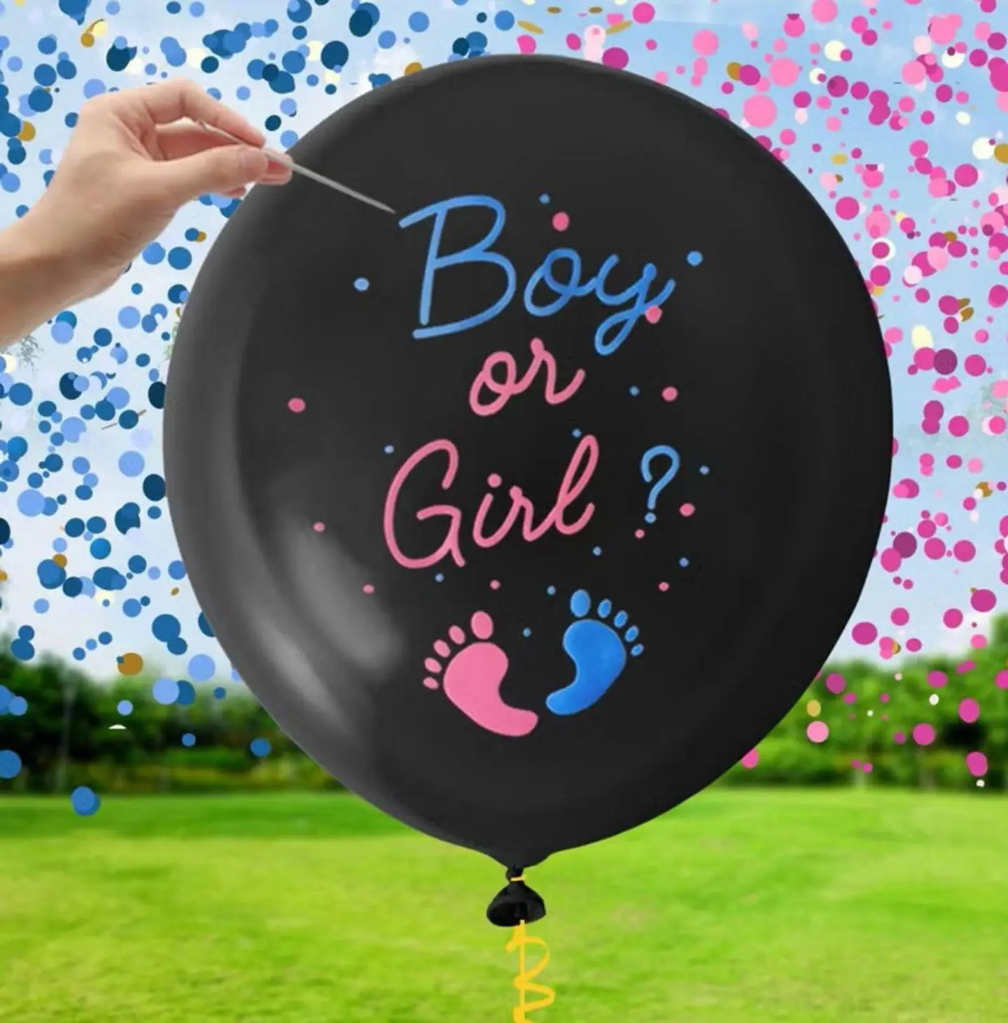 بالون هيليوم تحديد الجنس