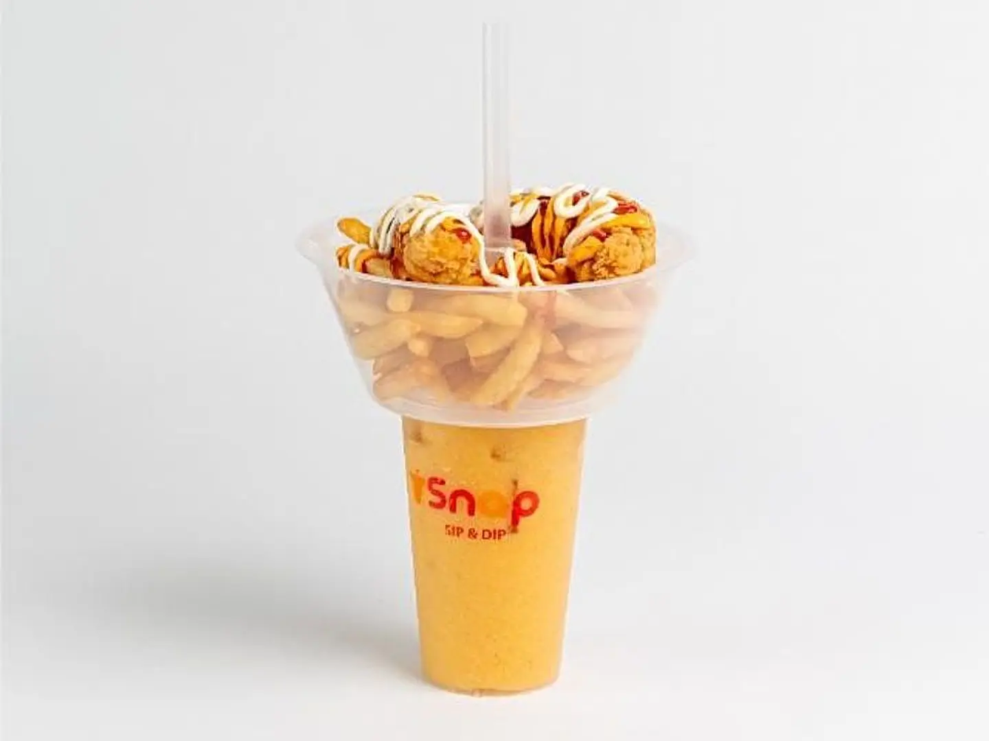 Chicken Strips Fries With Orange Juice