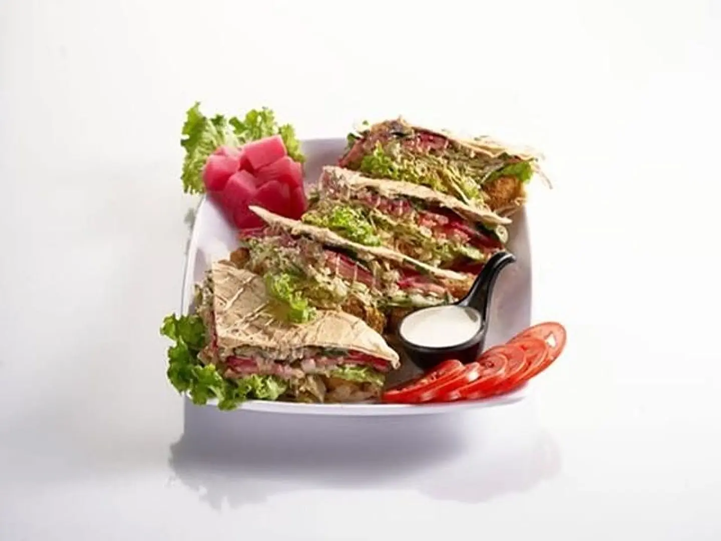 ساندوتش سماش فلافل