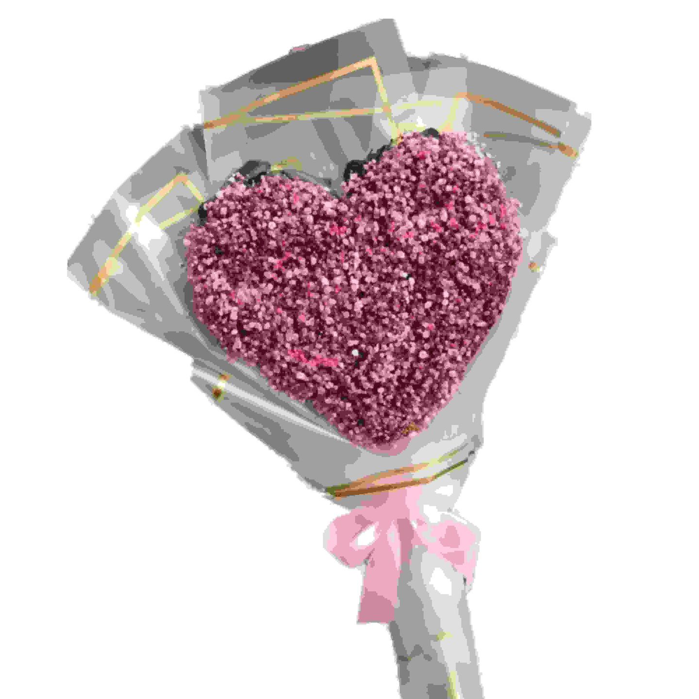 Pink Heart Bouquet