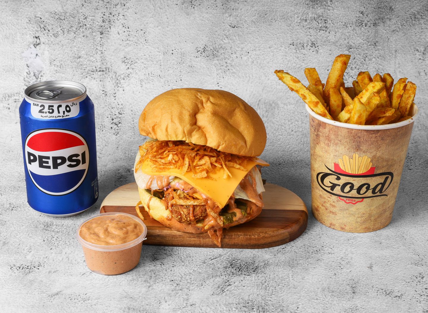 Classic Chicken Burger Meal