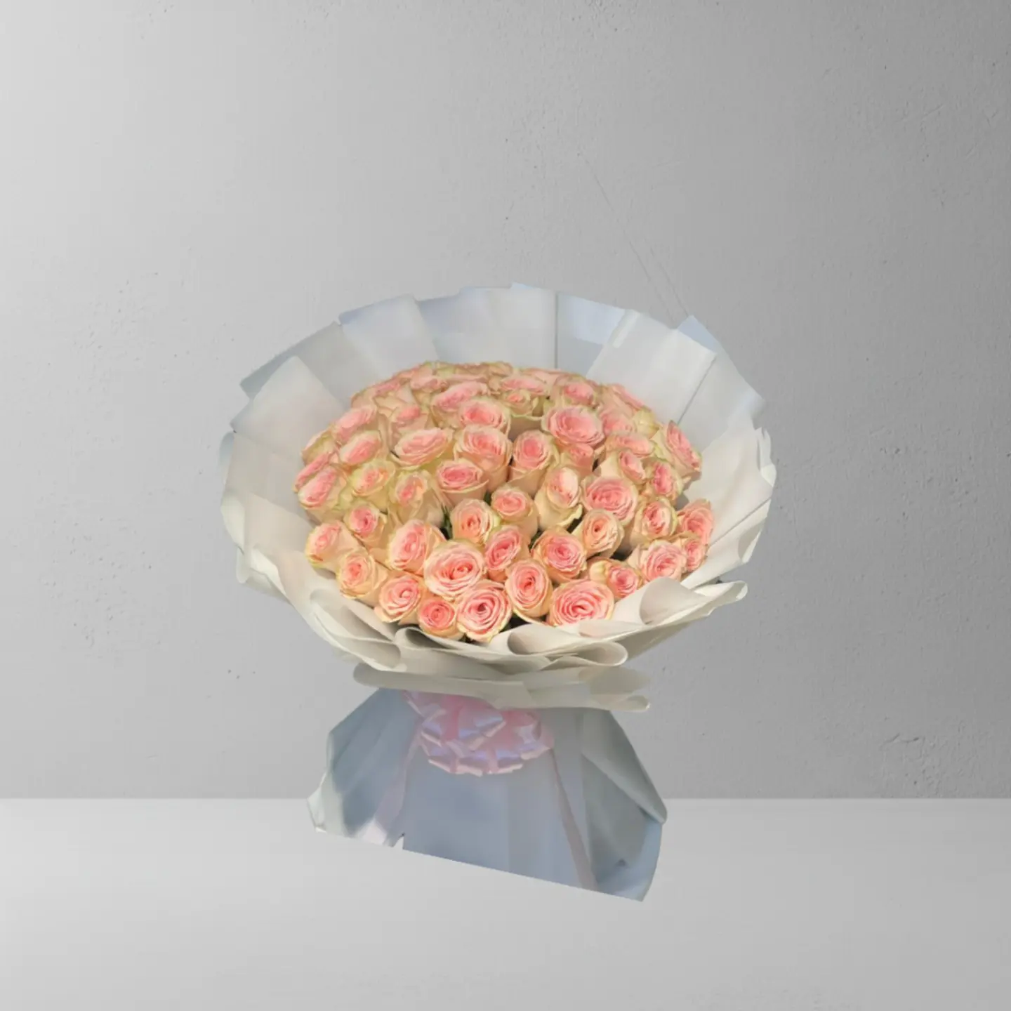 باقة وردي فاتح 1