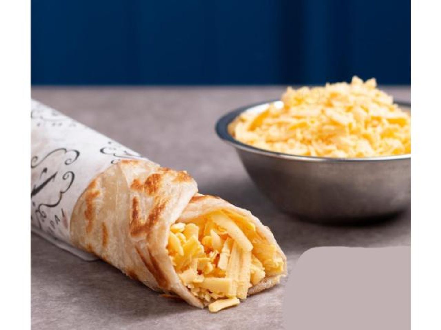 Chapati With Cheddar Cheese