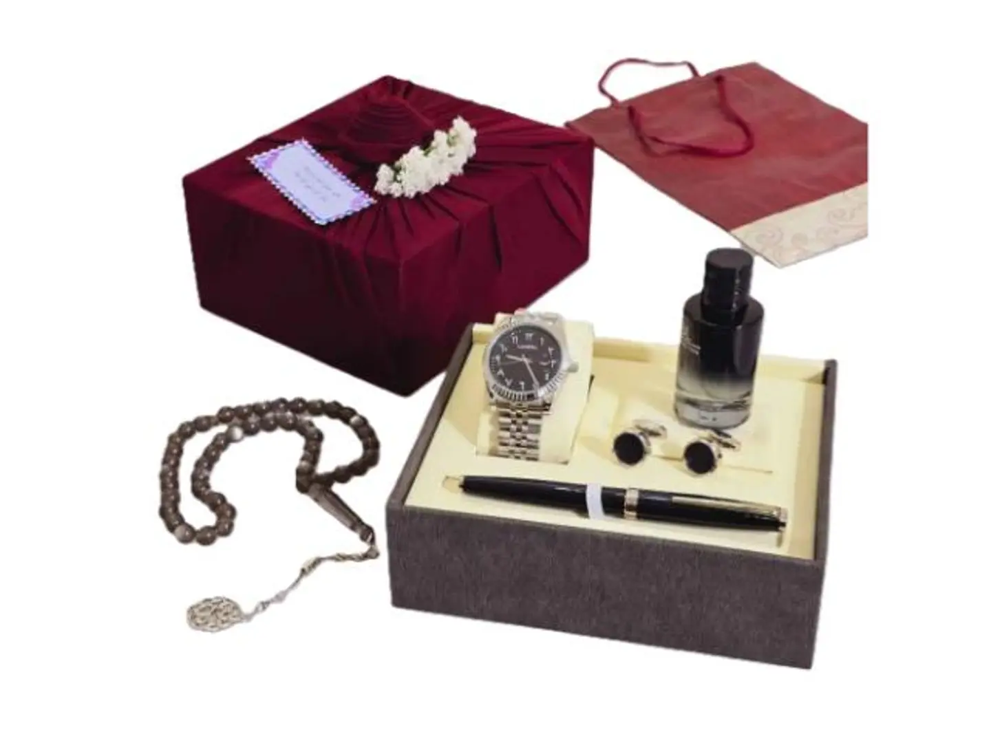 طقم ساعة رجالي فاخر 8