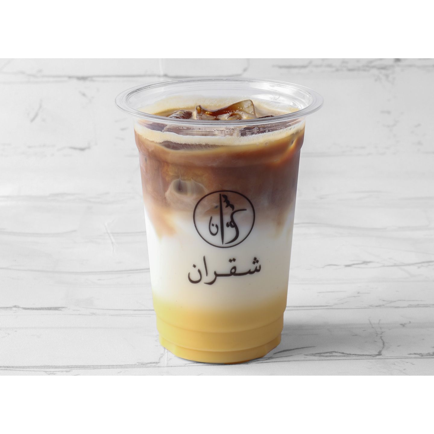 ايس زعفران لاتيه