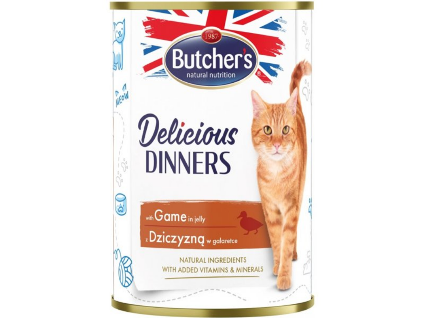 Butcher's Delicious Dinner Venison Chunks In Jelly Wet Cat Food, 400g