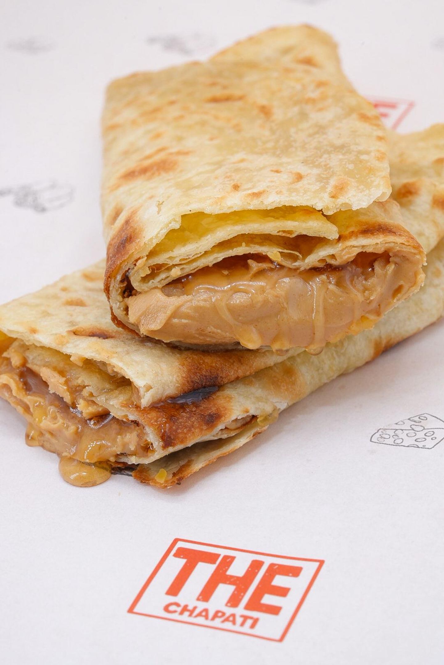 Peanut Chapati With Honey