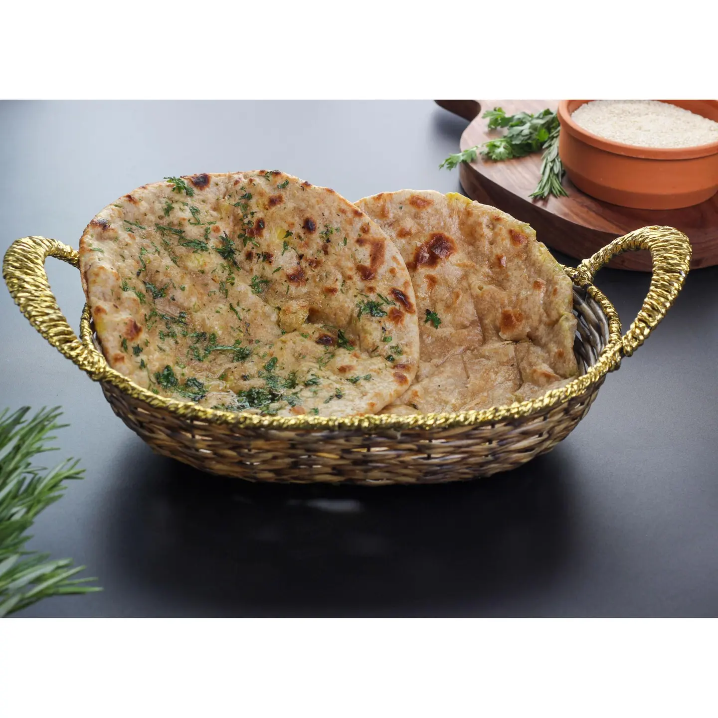 خبز نان مع البطاطس