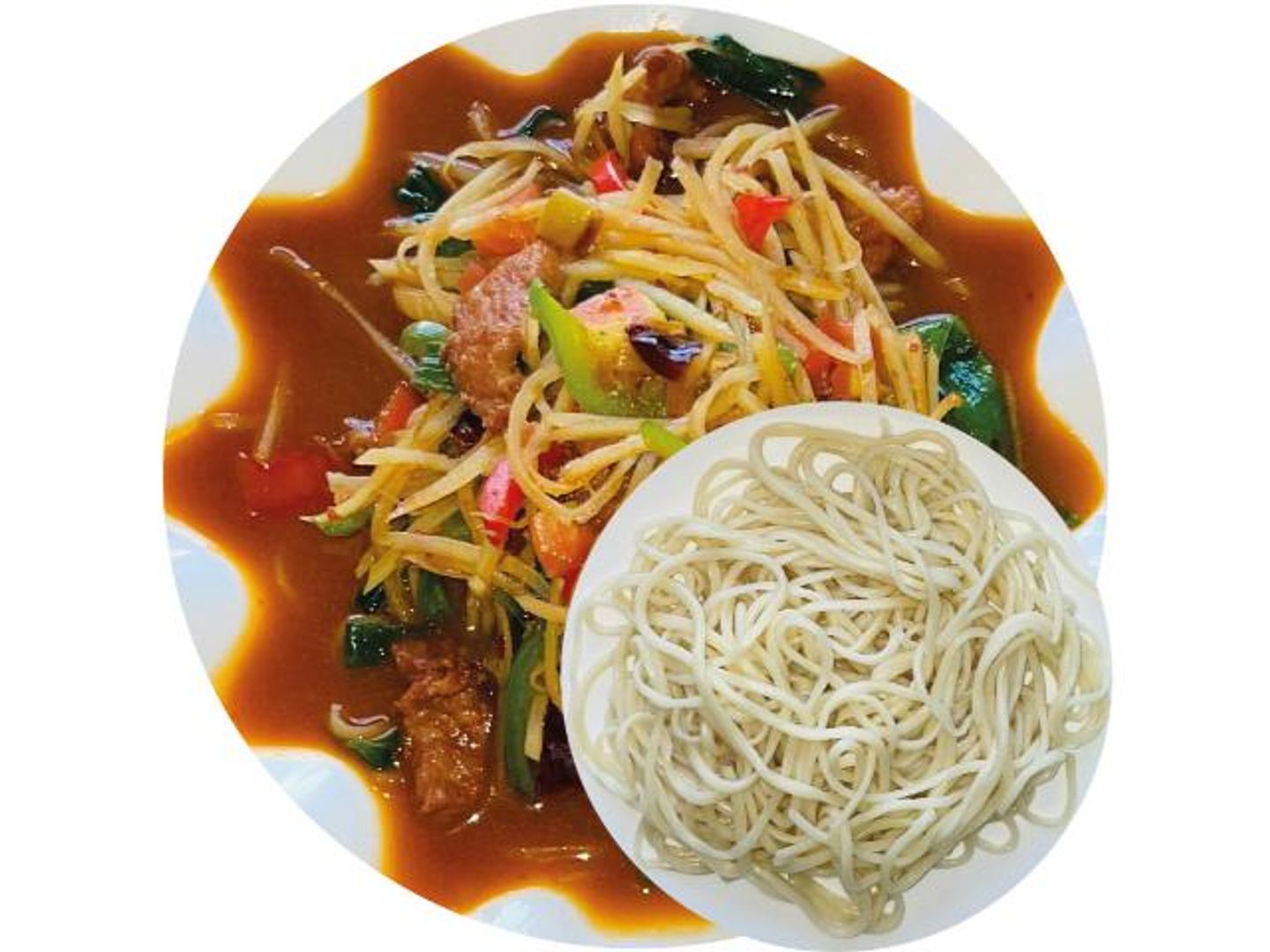 Lagman With Potatoes