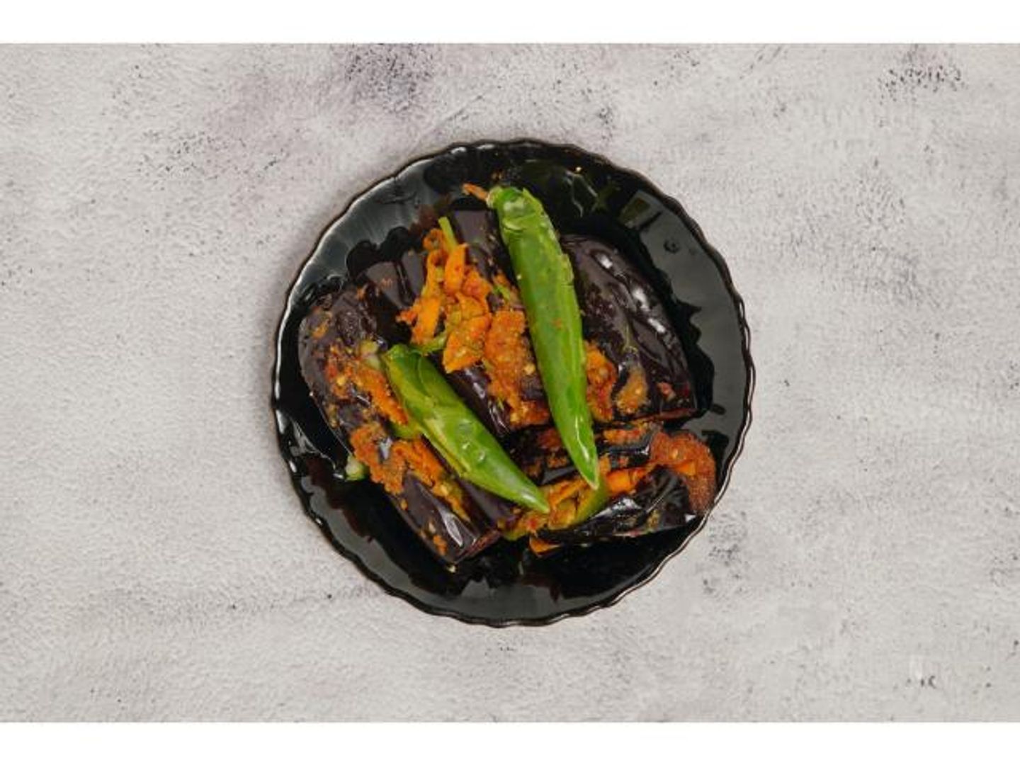 Pickled Eggplant Plate