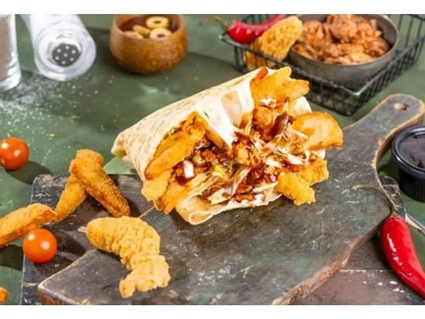 Mega Chicken Crepe