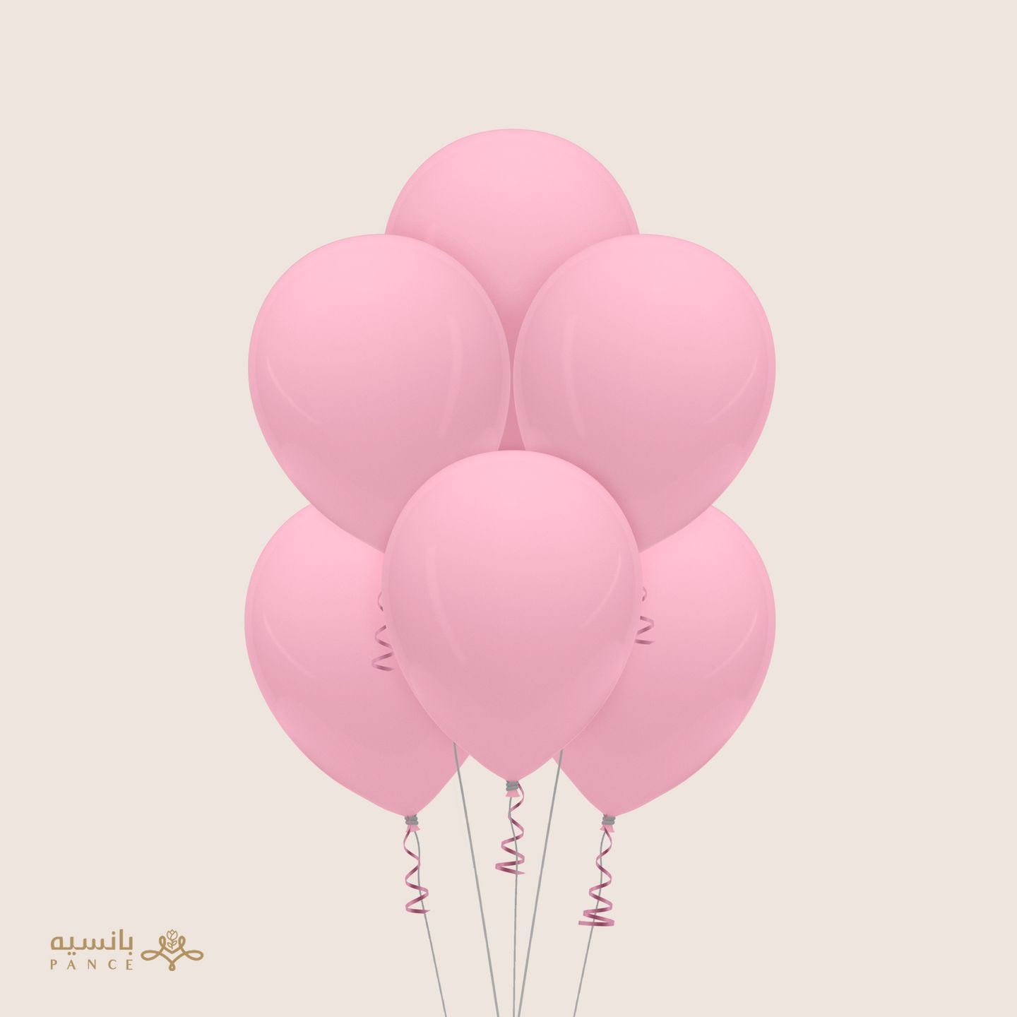Light Pink Latex Balloon
