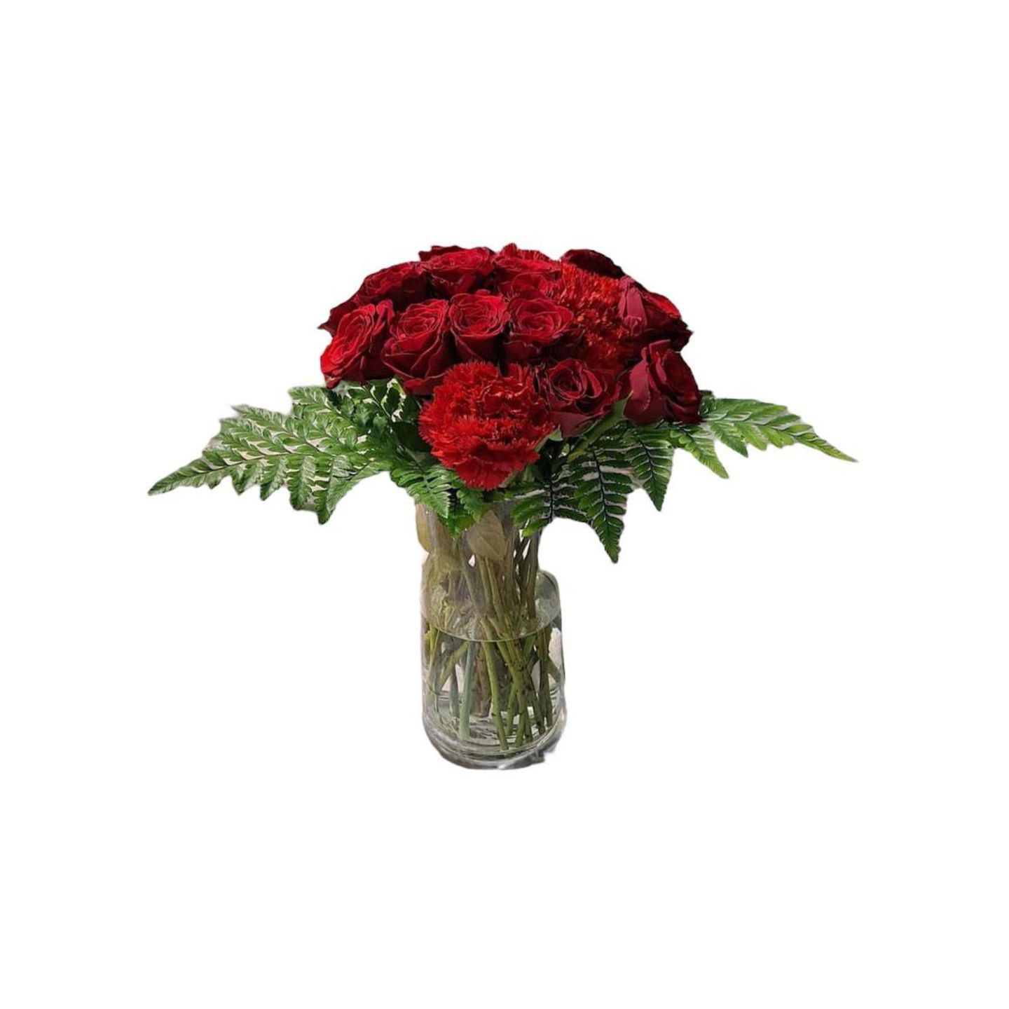 Rose Red Vase 3 A