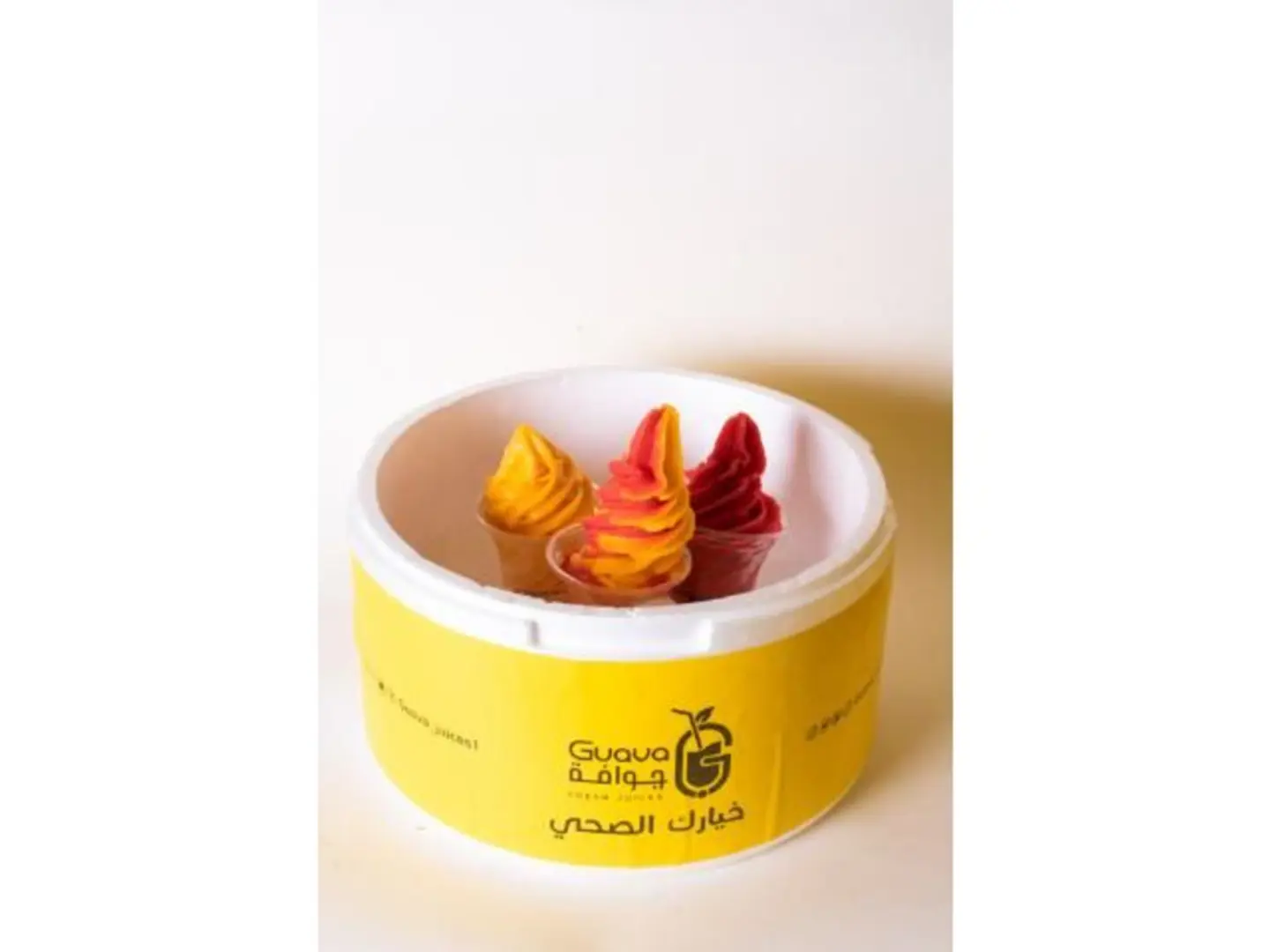 Mango And Vanilla Ice Cream Box