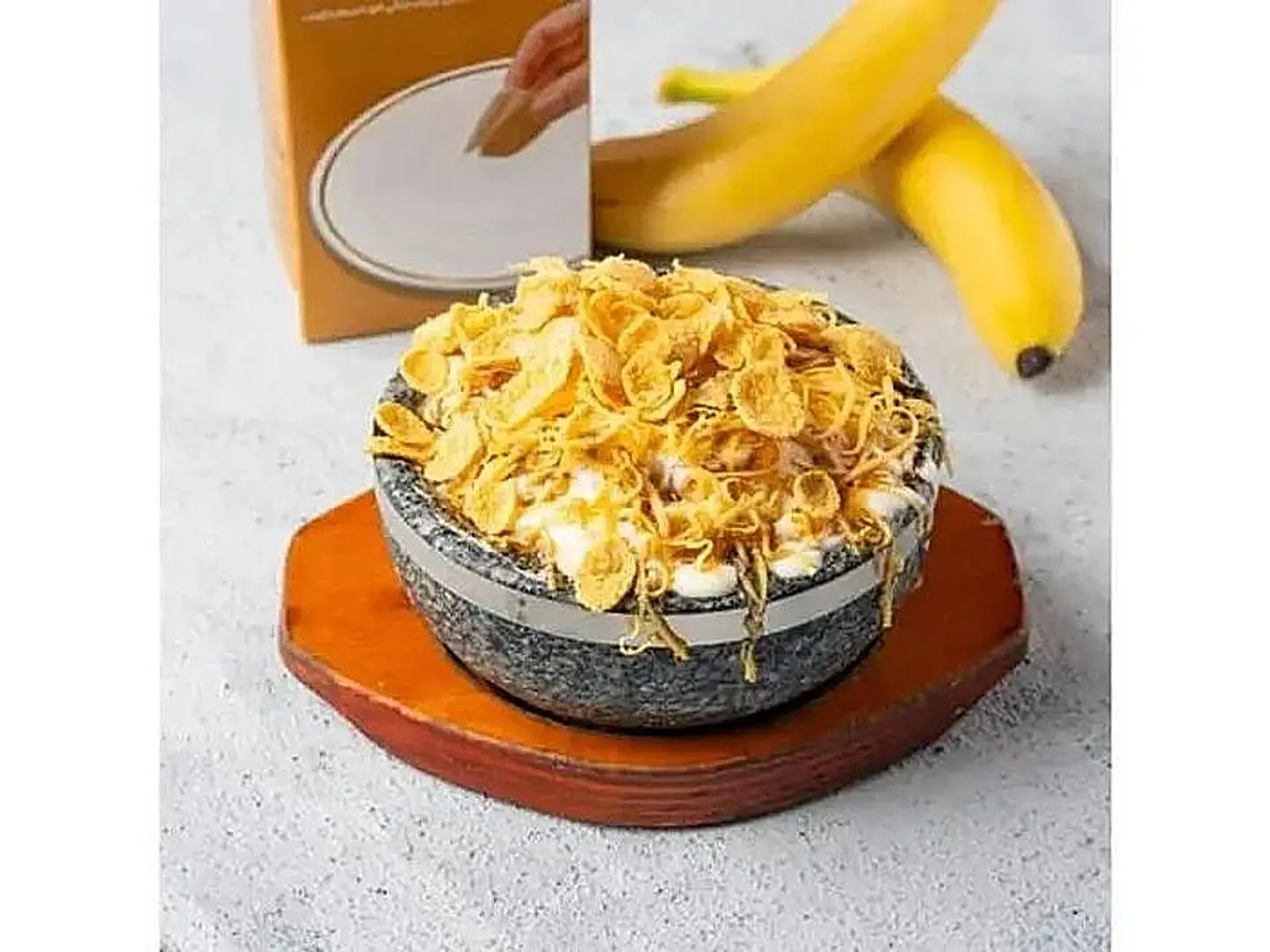 Royal Blindfold With Corn Flakes