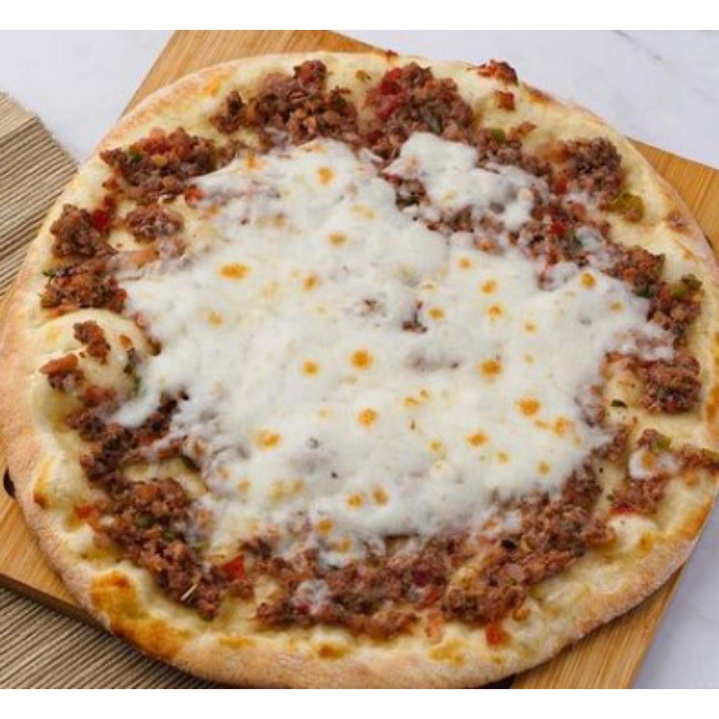 فطيرة لحم بالجبن دائري