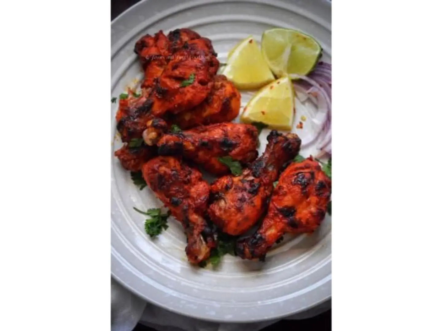 Tikka 8 Skewered Chicken Pieces Grilled In Tandoor