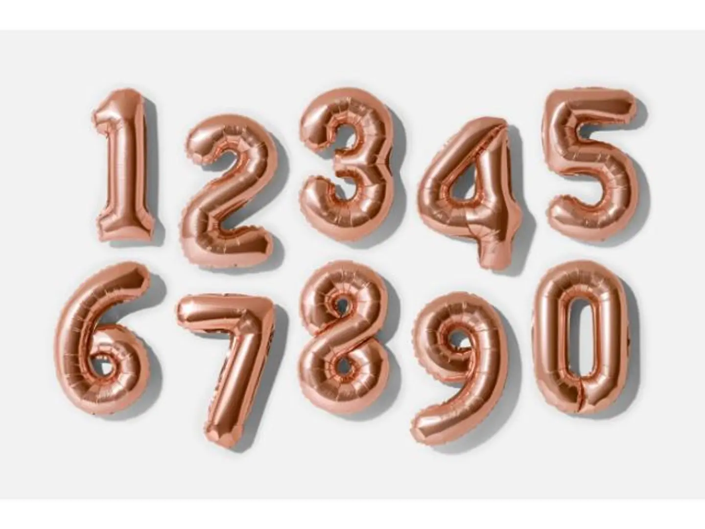 بالونات ارقام قولدن روز