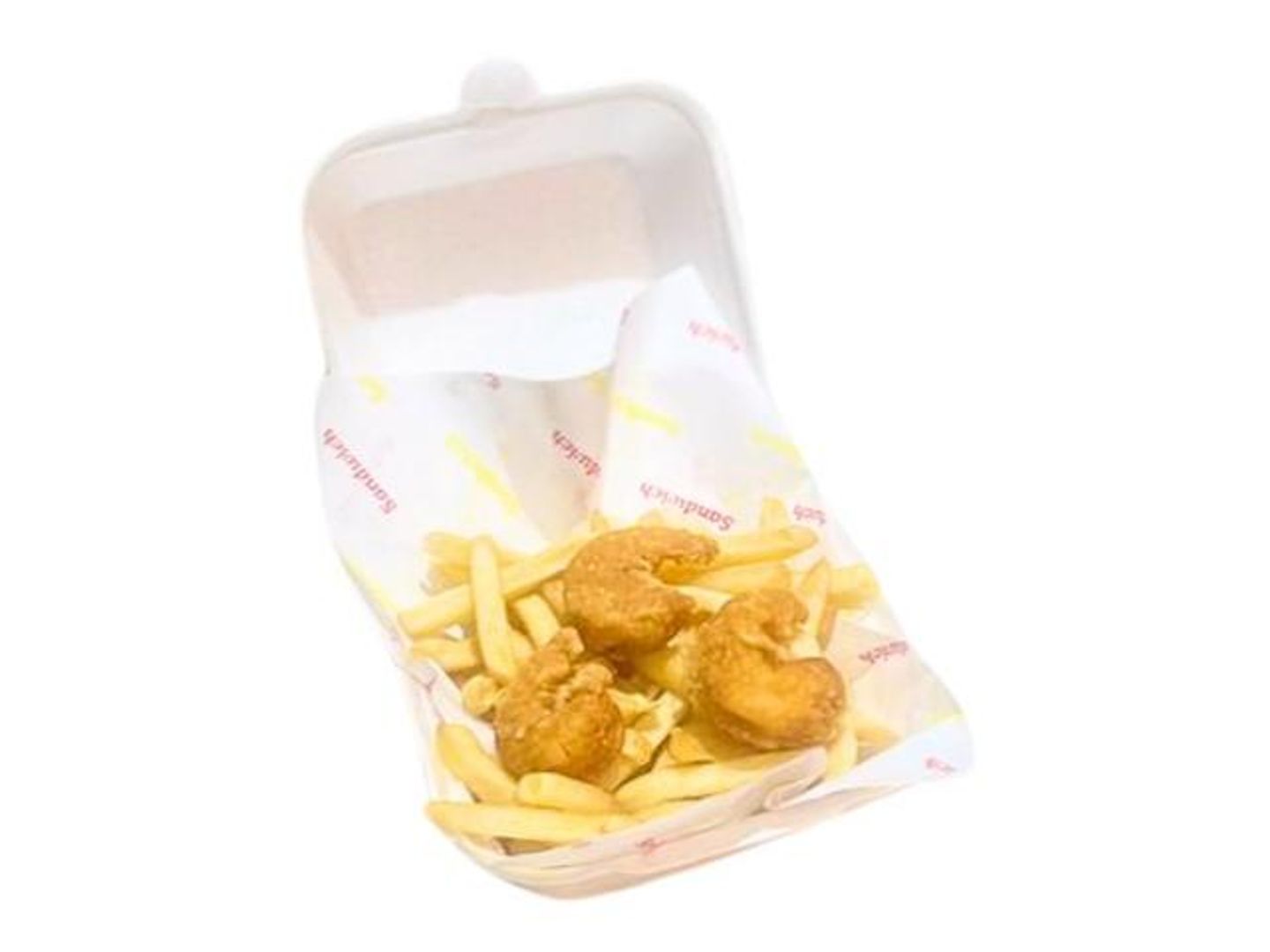 Crispy Shrimp With Fries