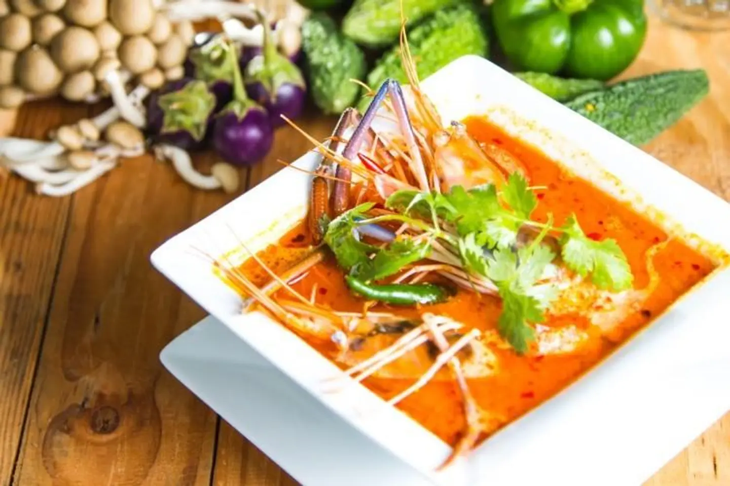 Tom Yum Shrimp Soup