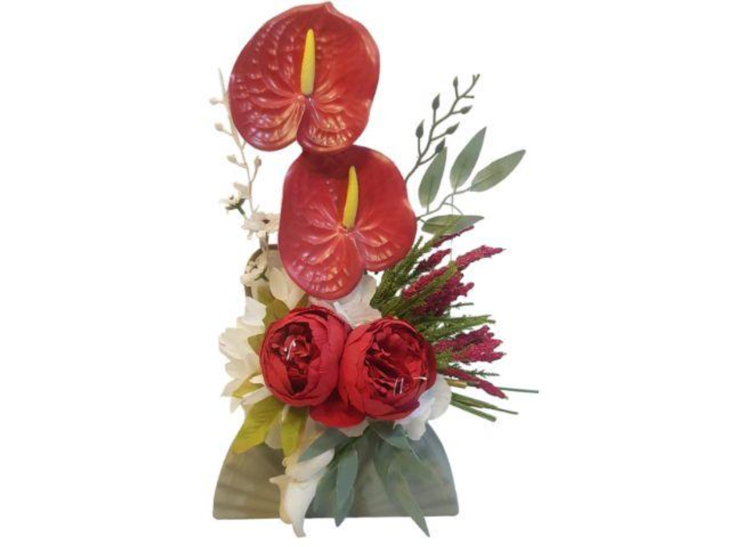 فازه مع ورد صناعي 133