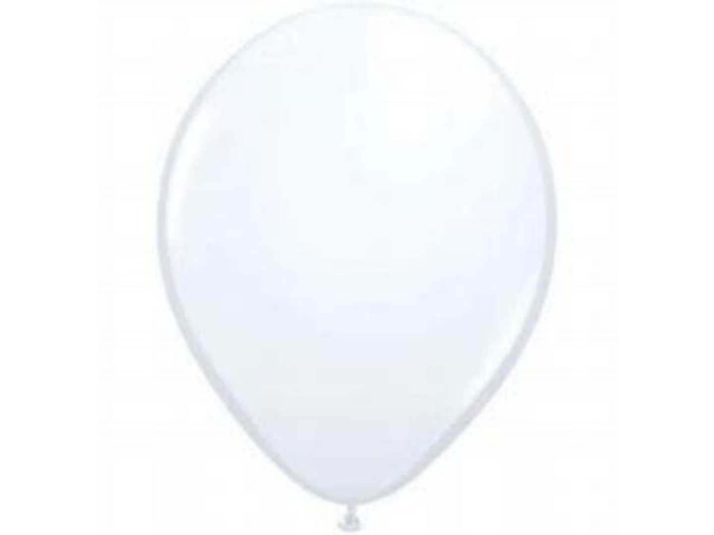 White Helium Balloon