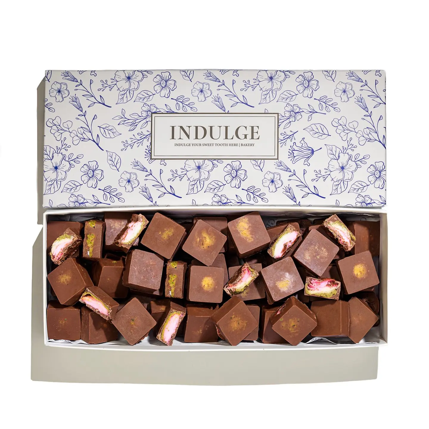 حلاوة قطن وبستاشيو شوكلت