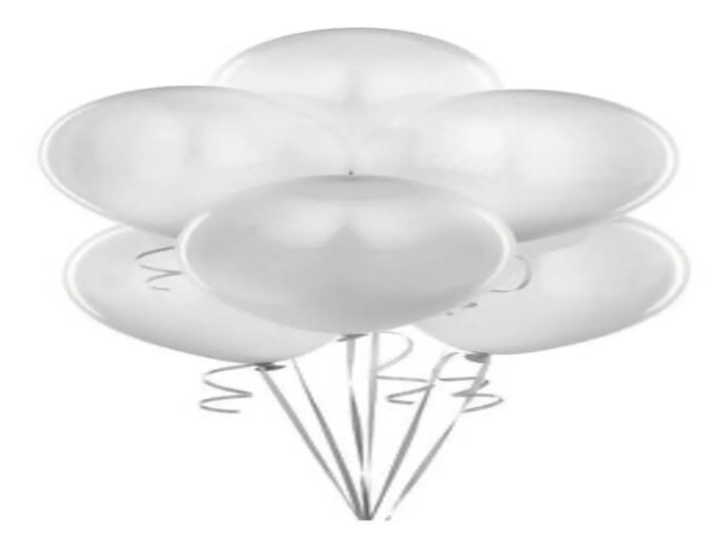White Balloon Bouquet