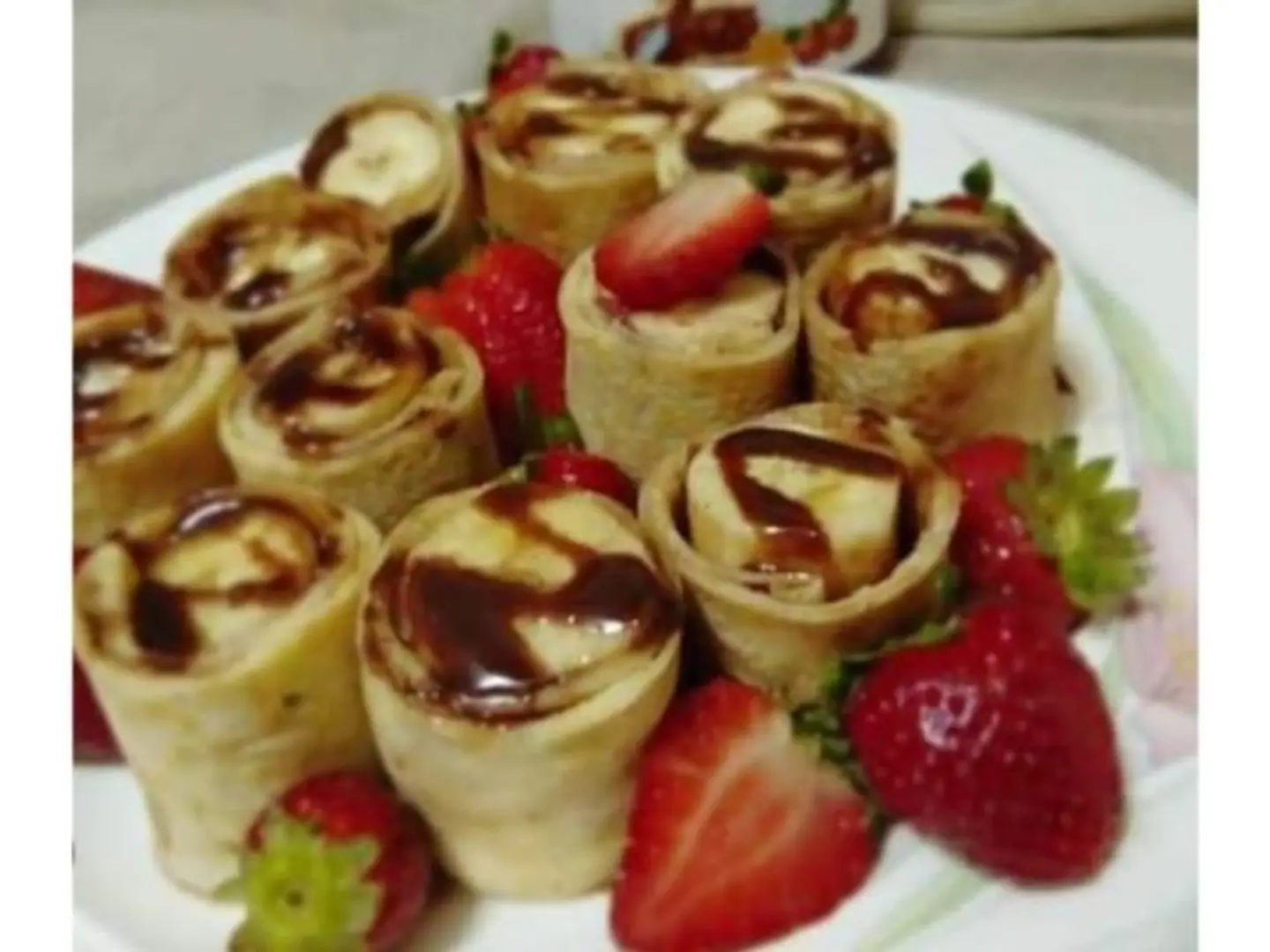 ميني كريب مع فواكة