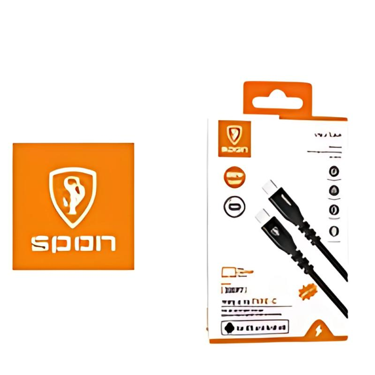 Spon 1.2m Type C To Type C Fabric Cut Resistant Charger Cable