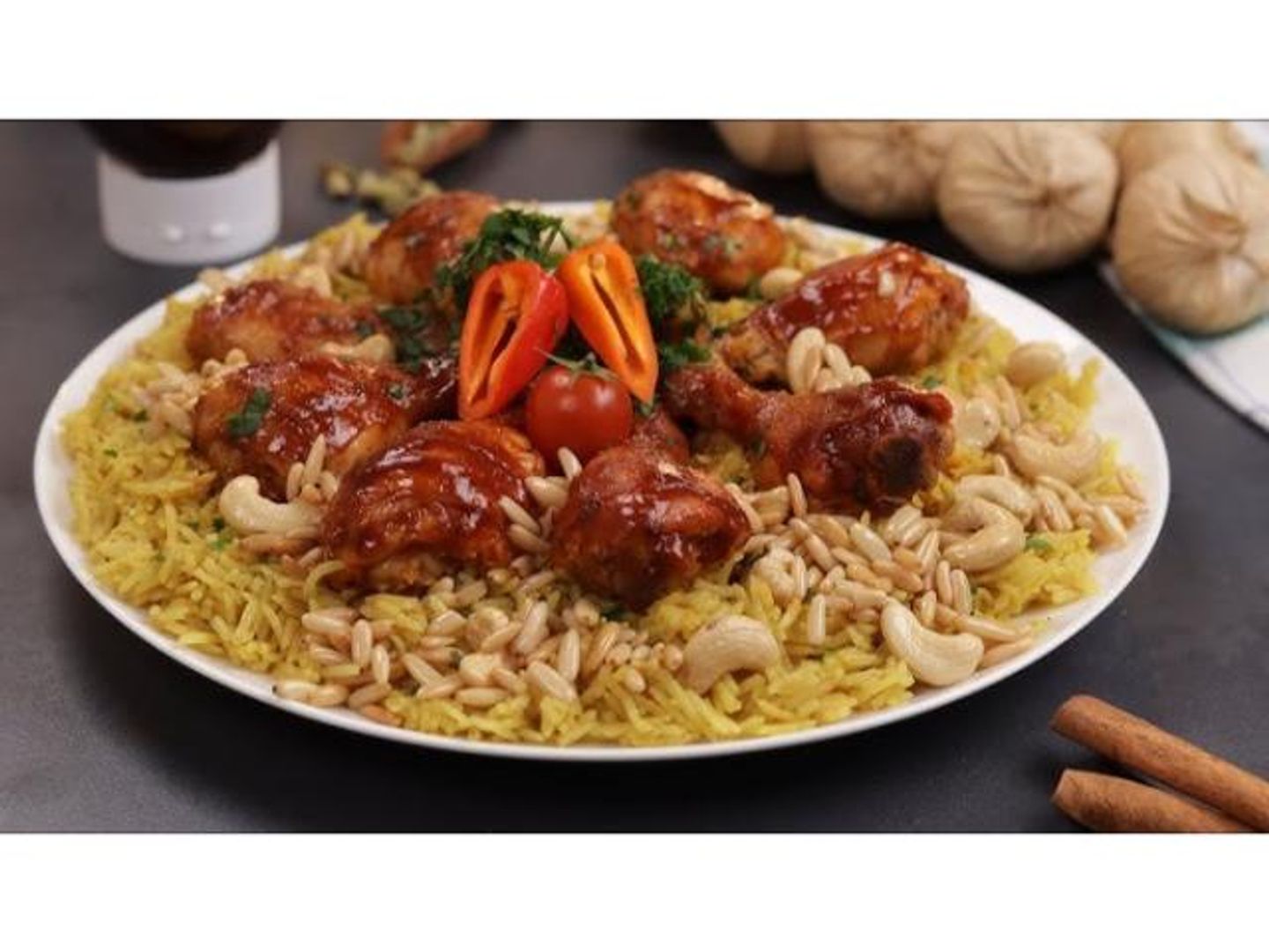Grilled Chicken With Spiced Rice