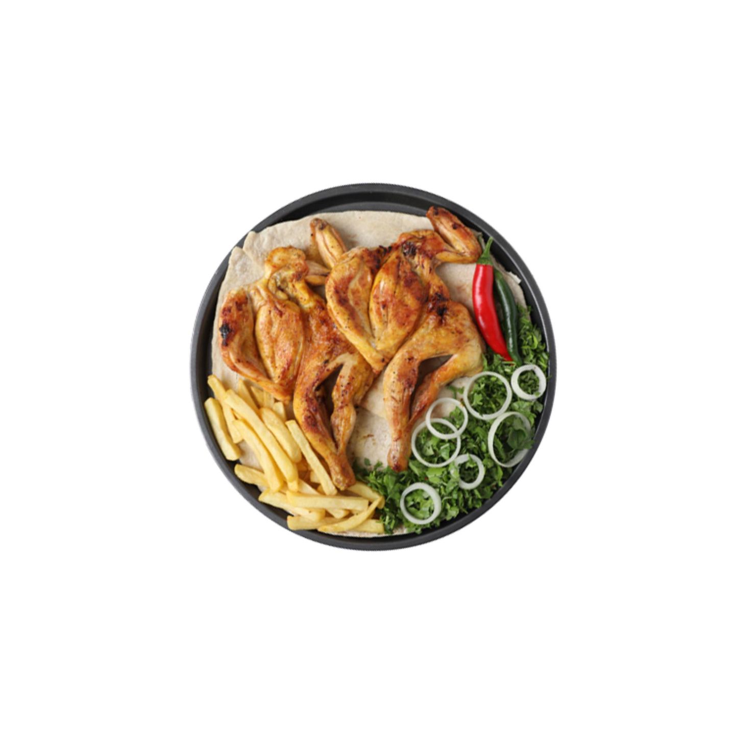 نص دجاج مظبي سادة