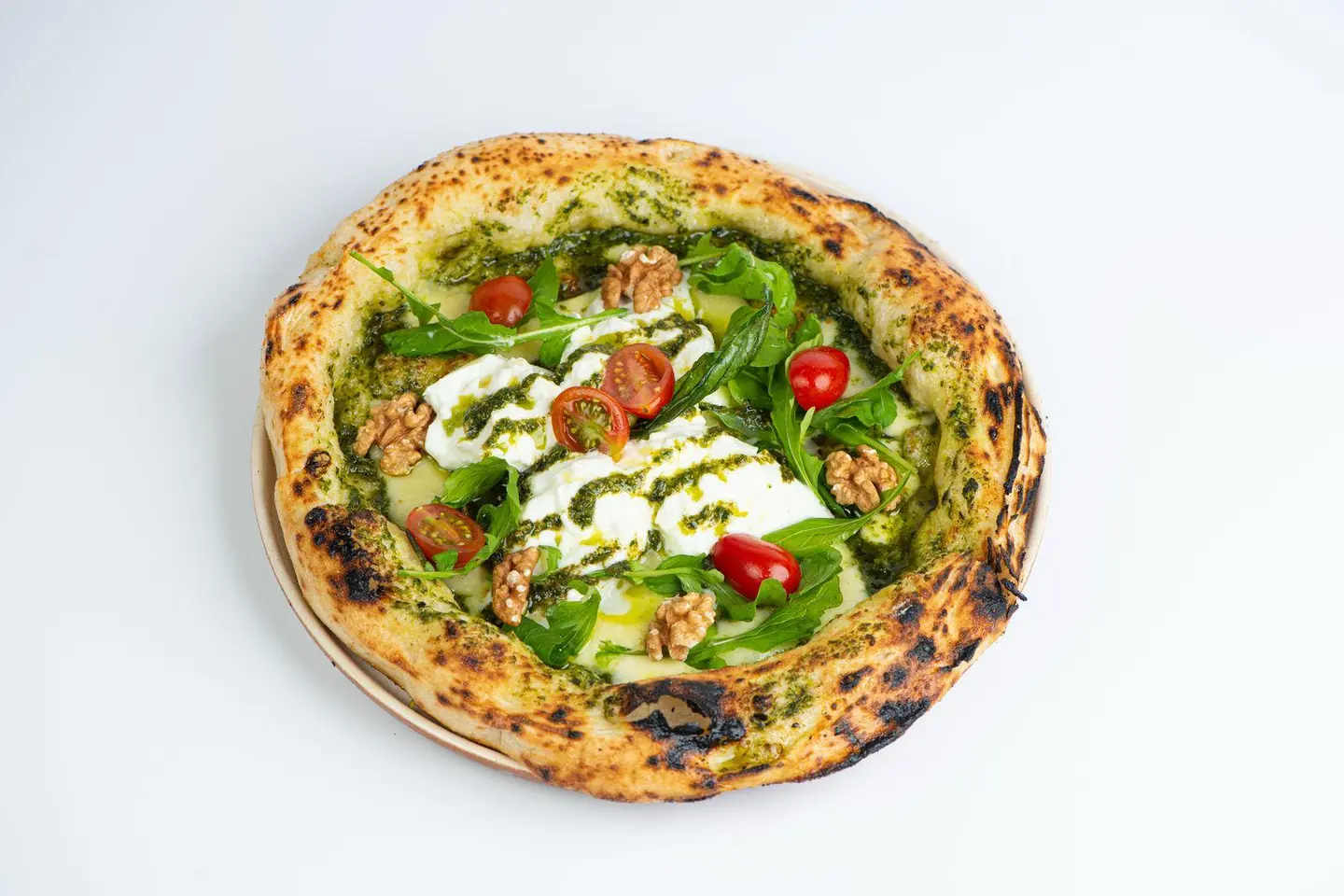 Burrata And Rocca Pizza