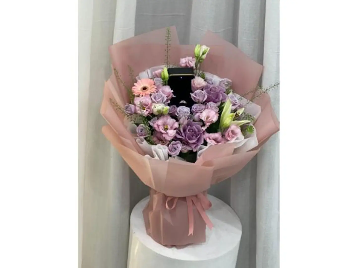 باقة ورد طبيعي