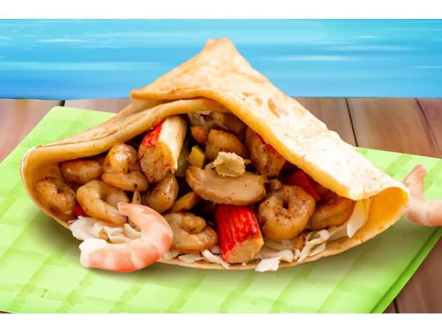 Shrimp Crepe