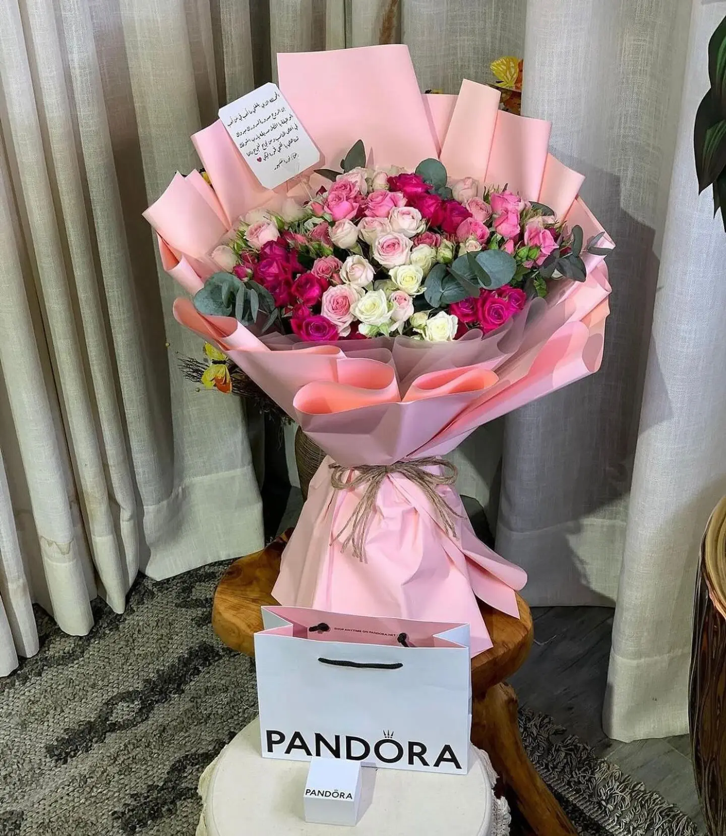 بوكيه ورد خزامى 18