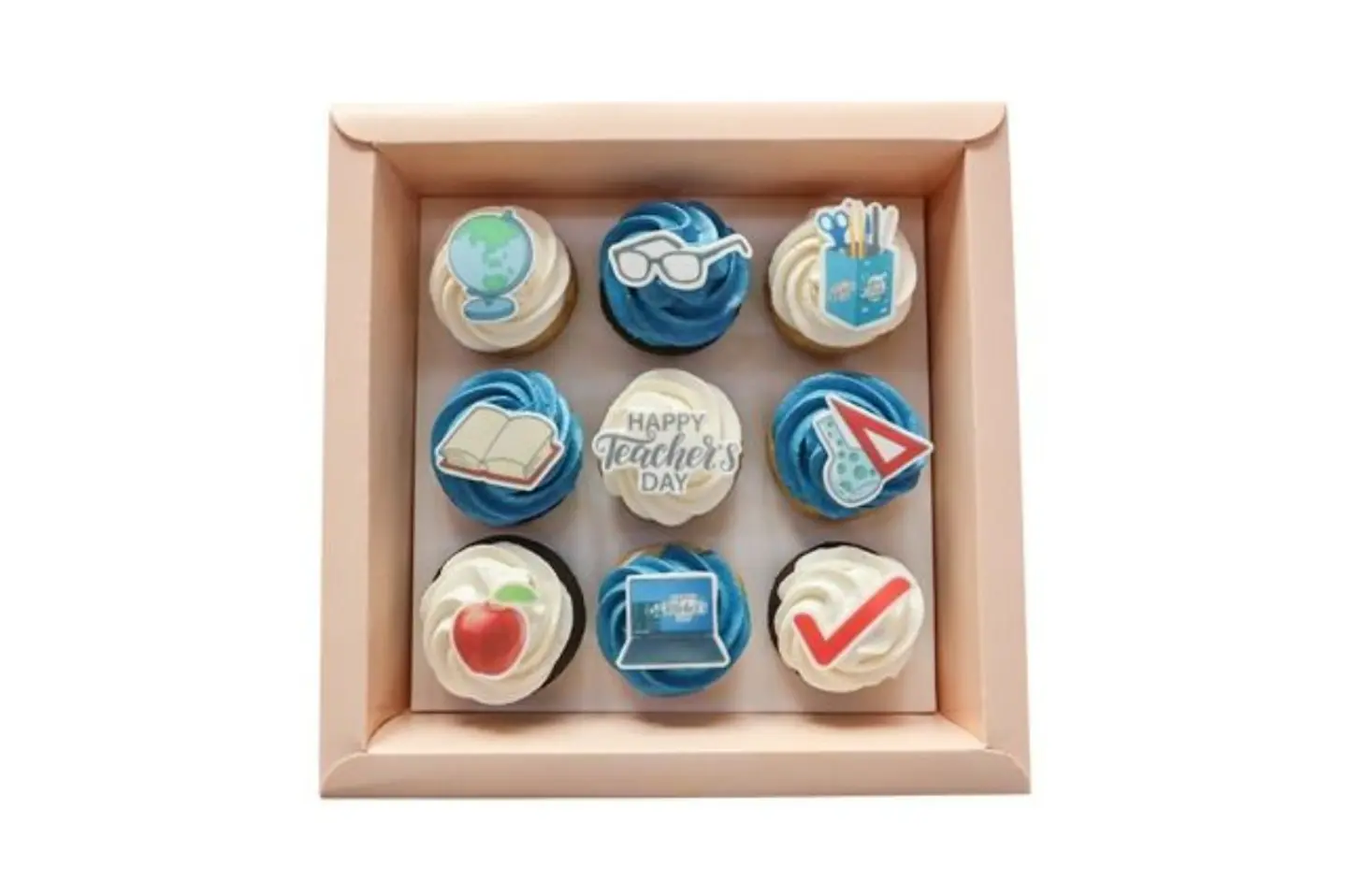 Teachers Day Cupcake Box