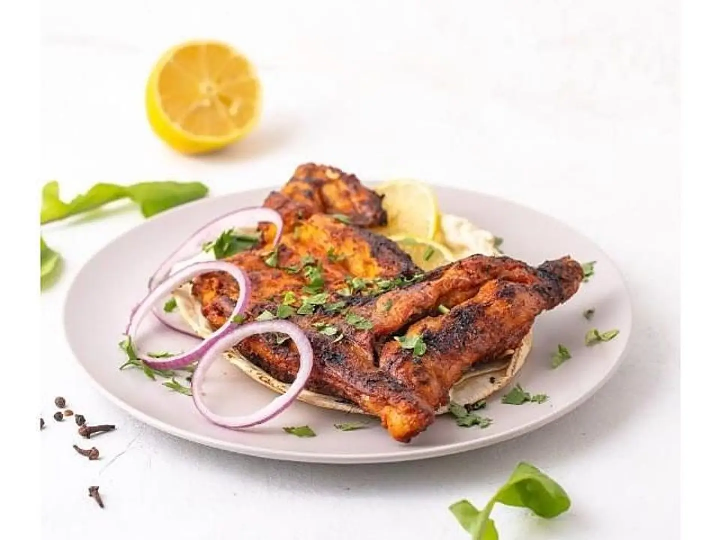 Half Charcoal Chicken Plain