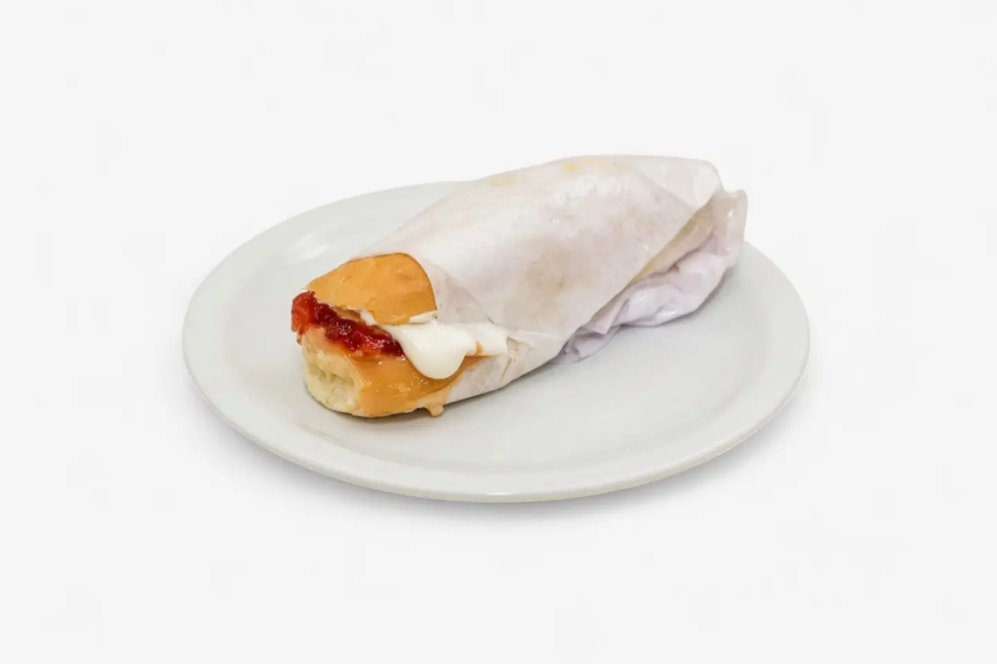 Cream Cheese Sandwich With Jam