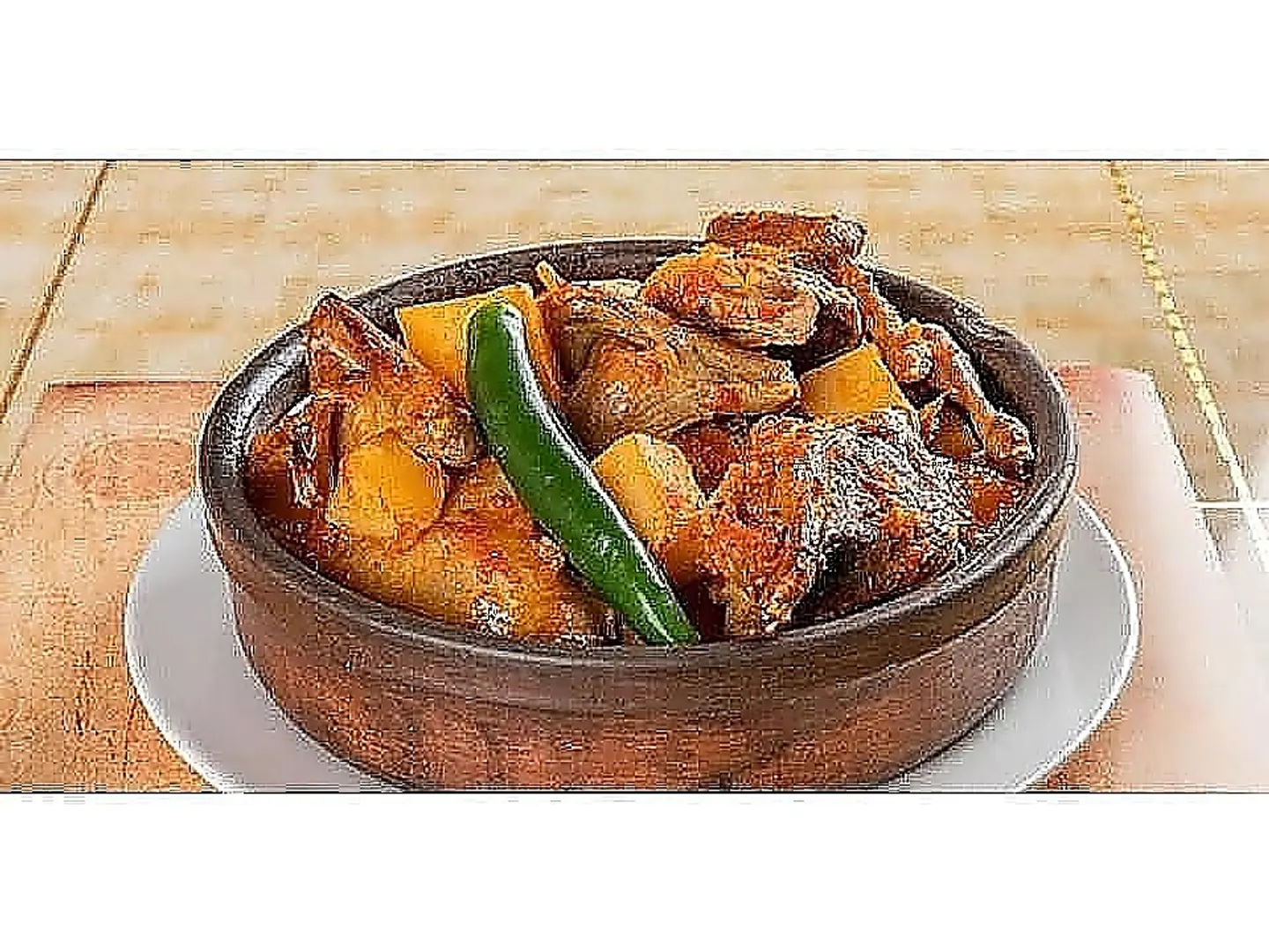 حمام محشي وبطاطس.