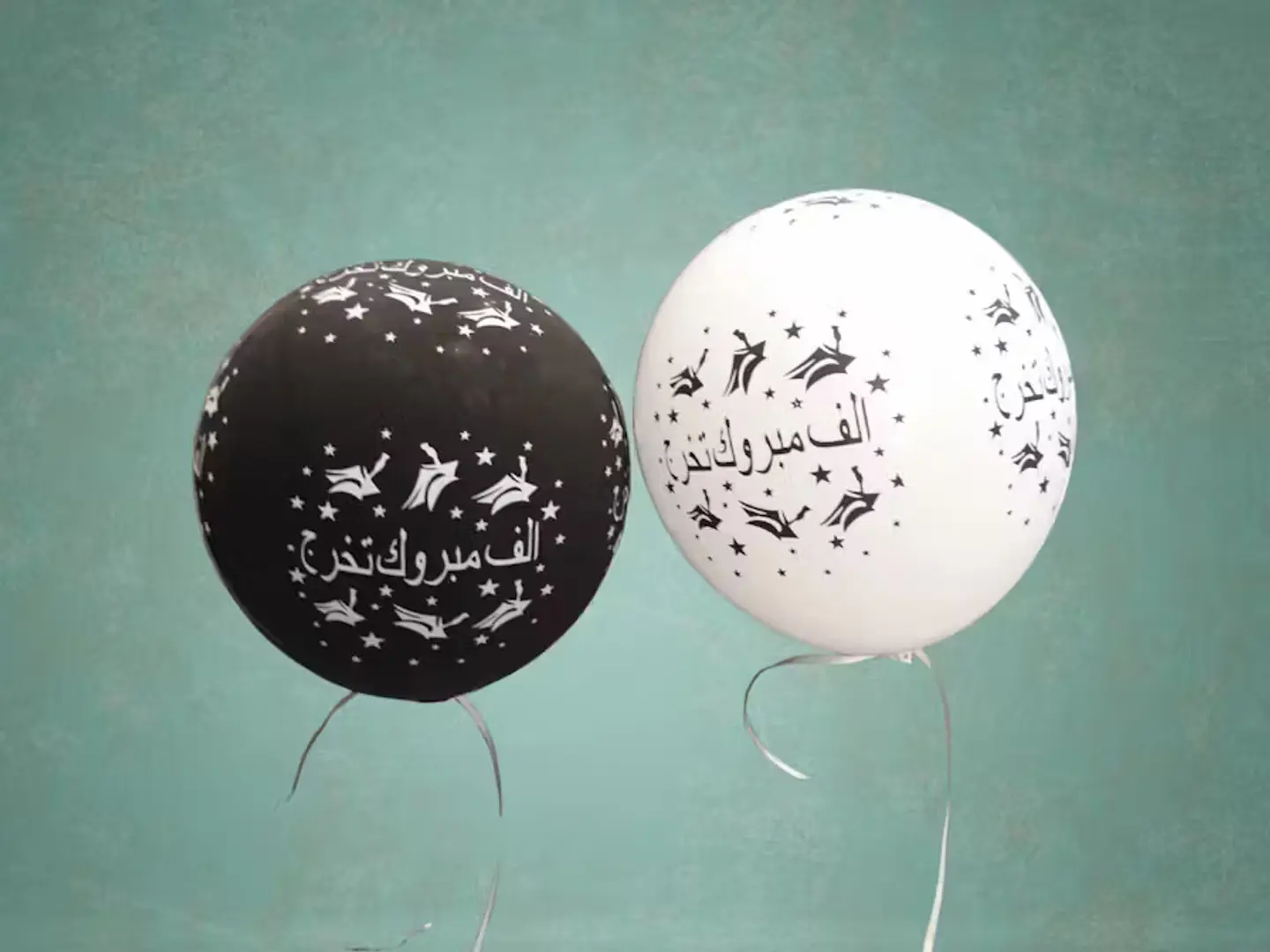 6 بالونات تخرج هيليوم