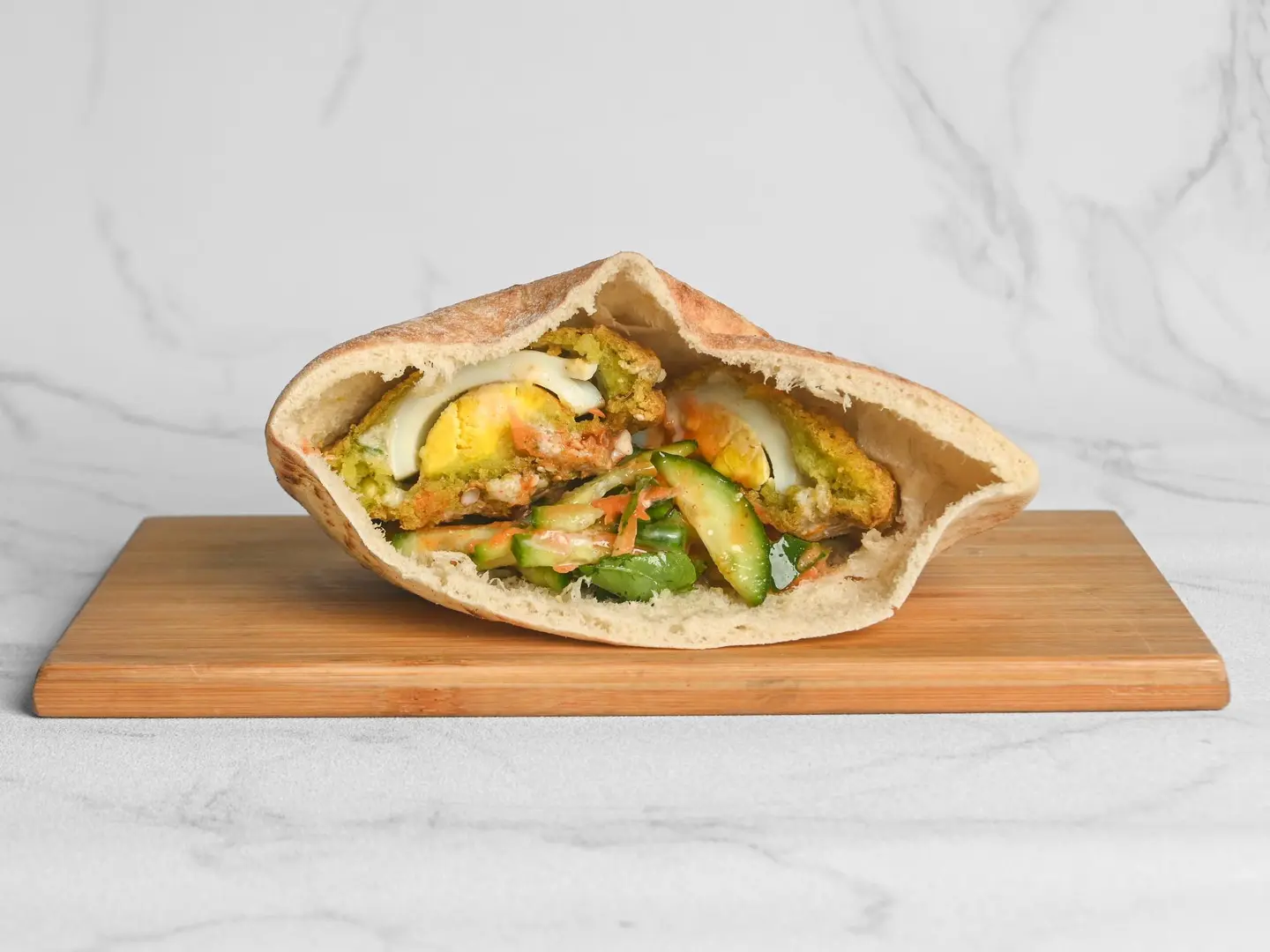 Falafel With Boiled Egg