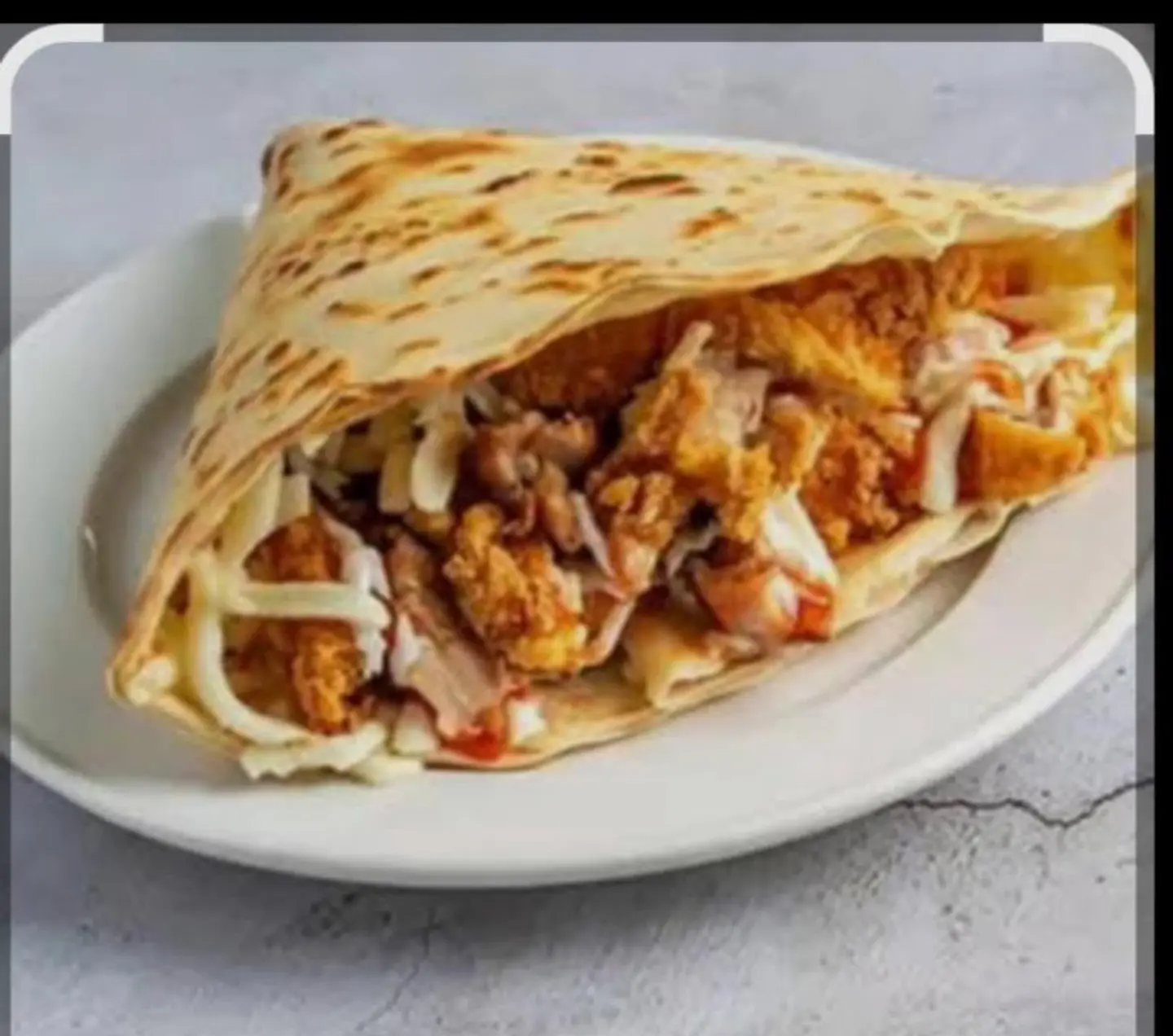 Crispy Chicken Crepe