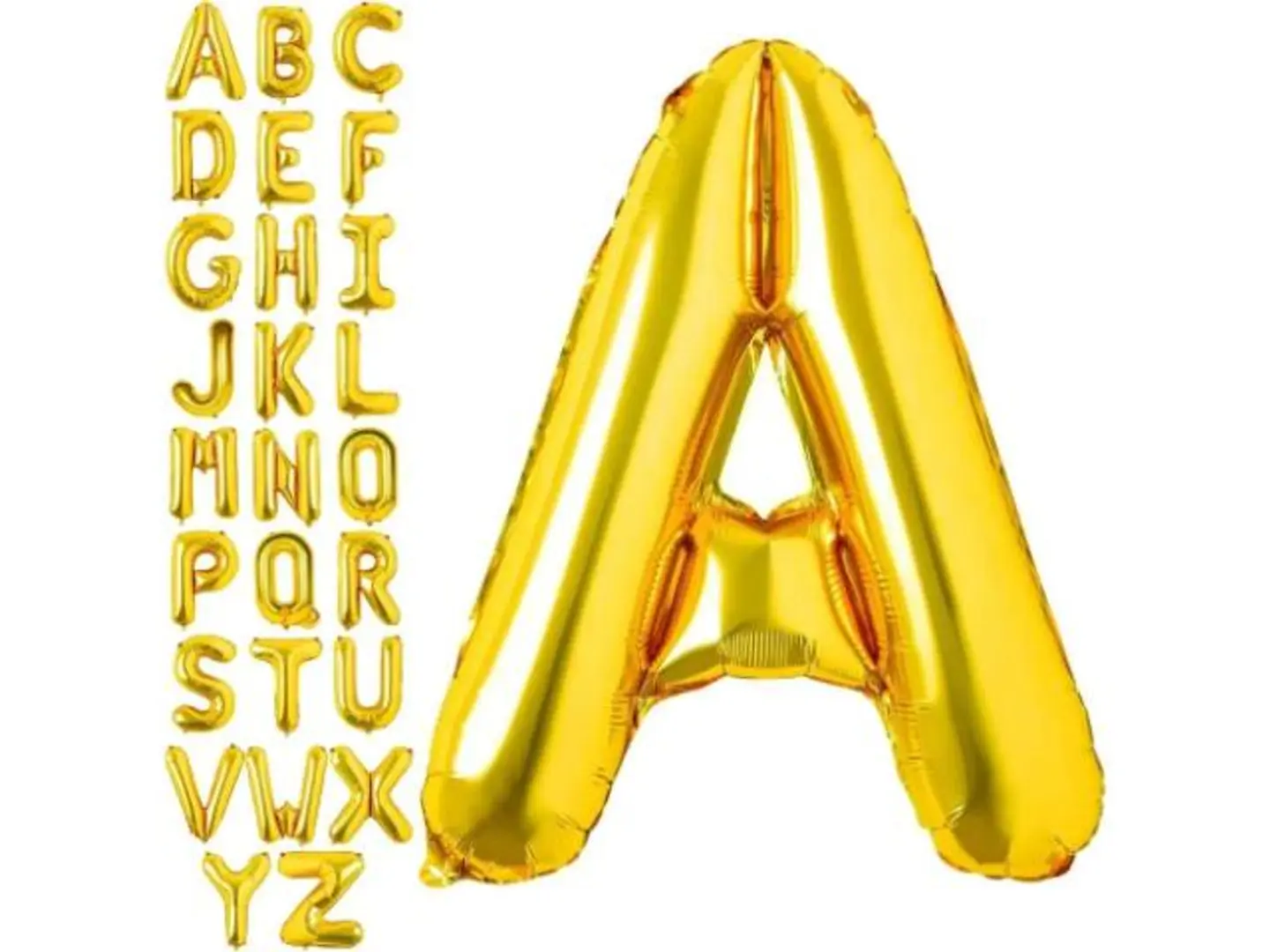 بالون فويل أحرف هيليوم ذهبي