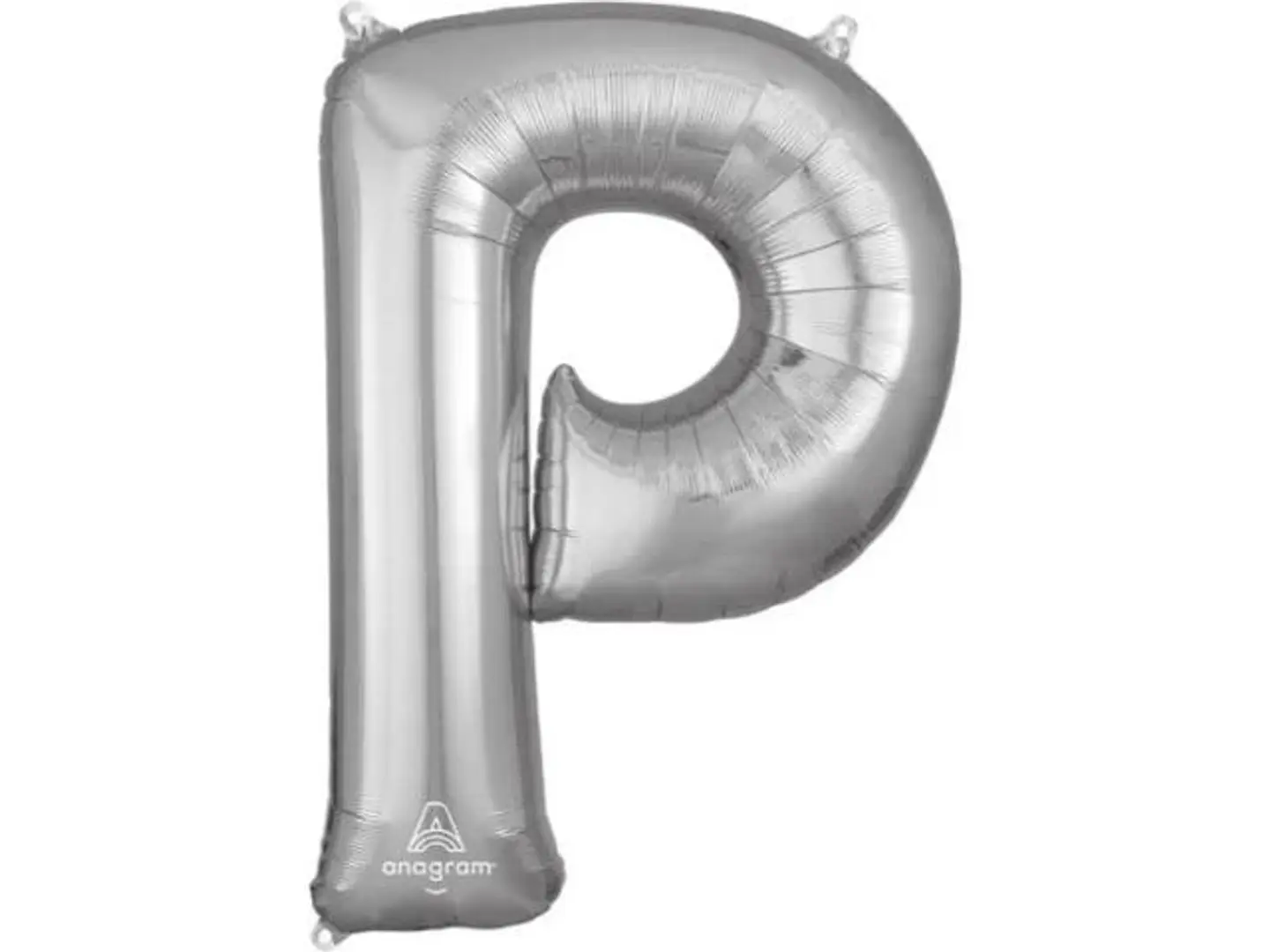 Balloon Letter P Silver