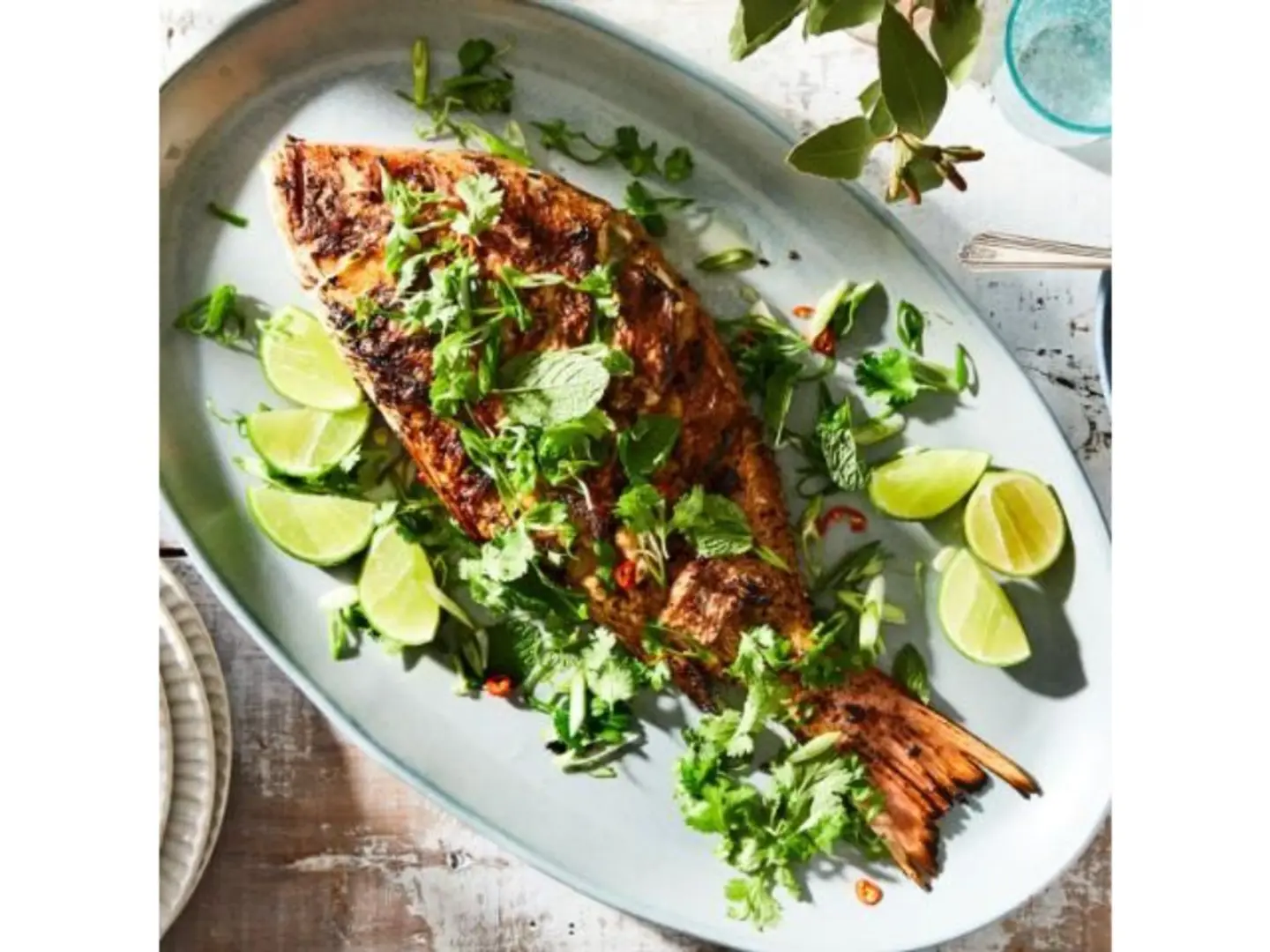 سمك مقلي كامل